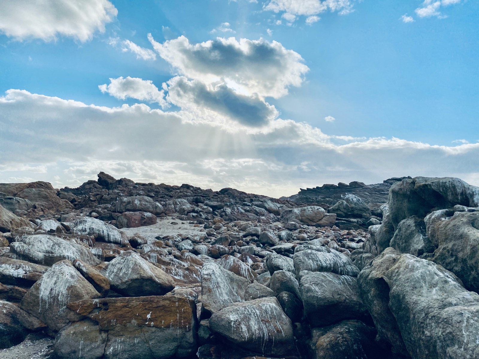 Granite rock coastline near Yallingup